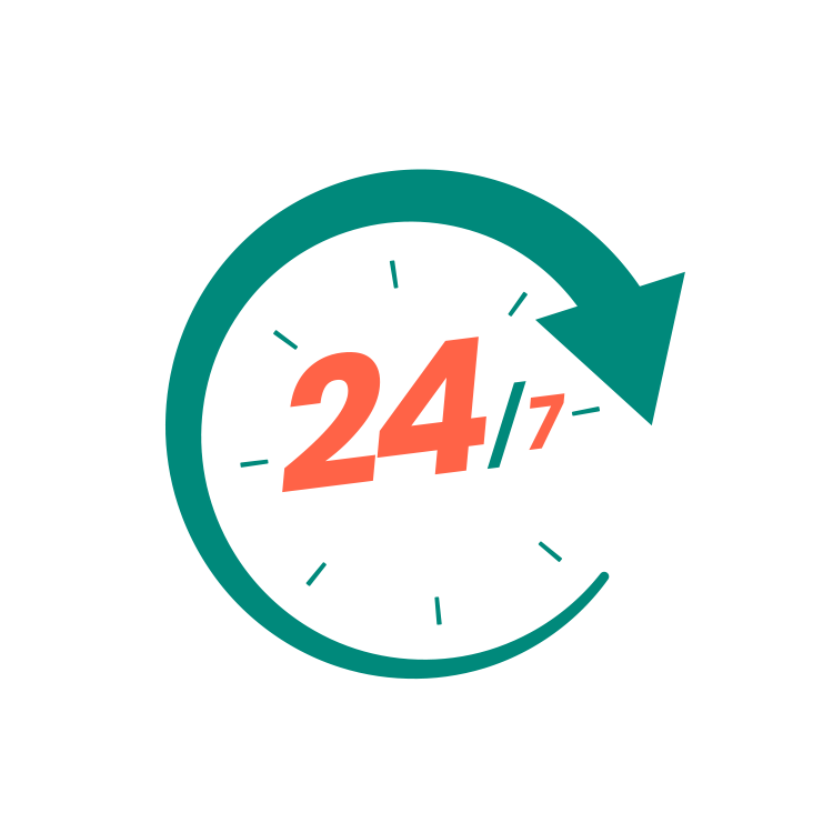 پشتیبانی 24/7